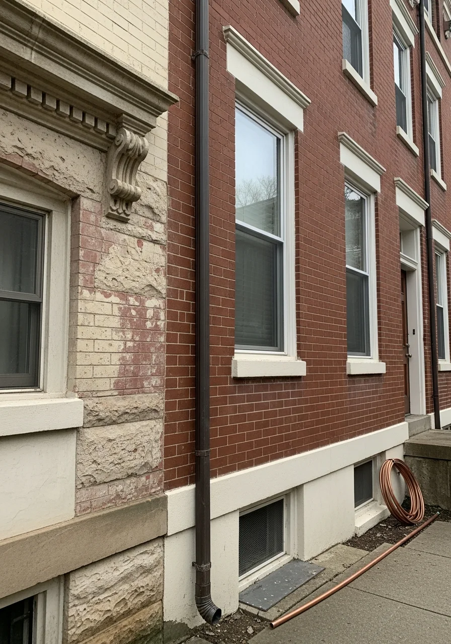 Alexandria residential home showing traditional architecture with brick facade and historic charm.
