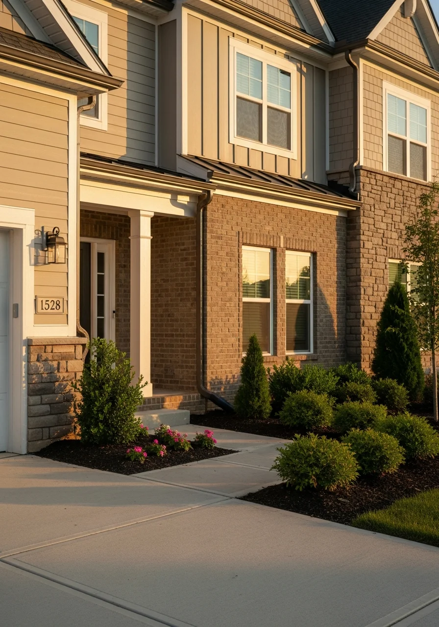 Ashburn home showing modern architecture, contemporary design, and maintained exterior.